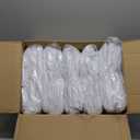 White Spandex Folding Chair Covers 50 Pack Universal Seat Covers for Chairs Slipcovers Protector Fitted Elastic Stretch Chair Covers for Party Wedding Banquet Birthday Event Decoration