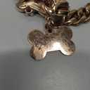 Rose Gold Stainless Steel Cuban Link Heavy Duty Dog Collar for Medium Large Dogs, American Bully French Bulldog Luxury Dog Collar (16 Inch (Pack of 1))