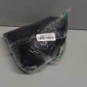 HWP Womens Ruffles Backless Dress Sexy Halter Deep V Neck Maxi Dresses Sleeveless Long Formal Cocktail Dress with Slit (XX-Large, Black1)