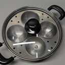Egg Poacher Pan, Poached Egg Pan Stainless Steel Egg Pan with 4 Cups Egg Cooker Poached Egg Maker for Kitchen (without coating)