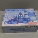 130PCS Magnetic Tiles, 3D Diamond Magnetic Blocks, Magnet Tiles for Kids Age 3-5 4-8 8-12, STEM Sensory Educational Magnet Toys for Kids Girls Boys Birthday Xmas Gifts