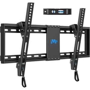 Mounting Dream UL Listed TV Mount for Most 37-75 Inch TV, Universal Tilt TV Wall Mount Fit 16", 18", 24" Stud with Loading Capacity 132lbs, Max Vesa 600 x 400mm, Low Profile Flat Wall Mount Bracket