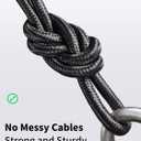 UGREEN USB-C 3.0 Cable 5Gbps Data Transfer Type C Cable Fast Charging Nylon Braided Cord for Android Auto/iPhone 16/Galaxy S21 S20 A53 A71/iPad Mini 6/Switch/PS5 Controller, 6.6FT