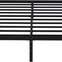 EMODA 14 Inch California King Bed Frames Heavy Duty Metal Cal King Platform with Steel Slats Support, No Box Spring Needed, Noise Free, Black
