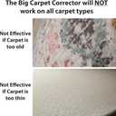 The Big Carpet Corrector- Carpet Rake to Rejuvenate Your Matted Carpet. Perfect for Hallways, Stairs, Steps, and Other High Traffic Areas.