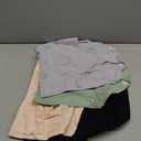 YDQ Women's High Waisted Cotton Underwear Panties Ladies Stretch Breathable Full Coverage Briefs 4 Pack M