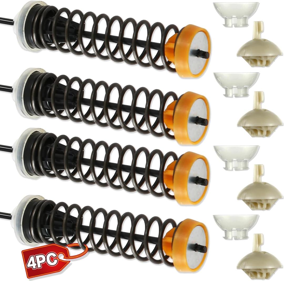 4-Pack W11130359 Washer Suspension Rods, 26 Inch Compatible with Whirl-pool May-tag Top Loader Washing Machine, Fit for 7MWTW7000EW0 7MWTW7300EW0 MVWB755DW0 MVWB765FW0 MVWB765FW1
