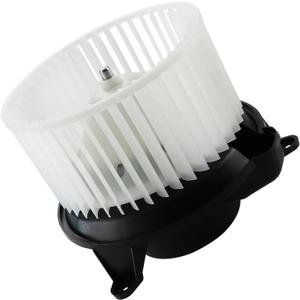 HVAC Blower Motor with Fan Cage (fits w/Custom Center Console) Replaces 700101 Fit for Chevrolet Silverado/GMC Sierra 2003-2007| Fit for Hummer H2 03-07 | 3 Bolt Mount Style