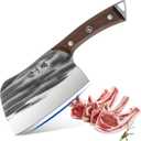 ZHANG XIAO QUAN Heavy Duty Butcher Knife, 40Cr13 Stainless Steel Chinese Cleaver Knife for Cutting Bones