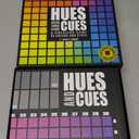 HUES and CUES - Vibrant Color Guessing Board Game for 3-10 Players Ages 8+, Connect Clues and Guess from 480 Color Squares
