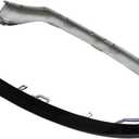 Front Left and Right and Center Lower Bumper Lip Trim Molding Strip Black for Mercedes C300 2015-2021, C350e 2016-2018, C400 2015, C63 AMG 2015-2021, C63 AMG S 2015-2023