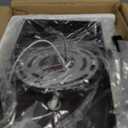 4 Light Bathroom Light Fixtures, Oil-Rubbed Bronze Modern Vanity Lights with Clear Glass Shades, Bathroom Wall Lamp for Mirror Living Room Cabinet