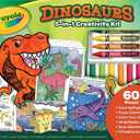 Crayola Dinosaur 5-in-1 Art Kit for Kids, Dinosaur Toys, Kids Art Set, Dinosaur Gift for Boys & Girls, Ages 4+