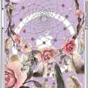 ICEDIO for iPhone 17 Case with Screen Protector - Wireless Charging Compatible, Enhanced Camera Protection,Slim Fit - Clear Cover with Trendy Floral Design for Women - Elegant Pink Blossoms