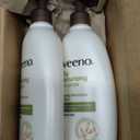 Aveeno Daily Moisturizing Body Lotion, Body Lotion for Dry Skin with Prebiotic Oat, Paraben Free, Fragrance Free, Non-Greasy, Non-Comedogenic Moisturizer, 18 FL OZ, Pack Of 2