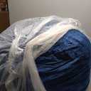 Homguava 3FT Bean Bag Chair: 3' Bean Bags with Memory Foam Filled, Large Beanbag Chairs Soft Sofa with Dutch Velvet Cover-Blue