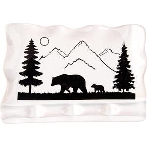 Spoon Rest Spoon Holder for Stove Top Spoon Rest for Kitchen Counter Spoon Rest for Stove Top Ceramic Spoon Rest Hold 3 Spoon bear-picture