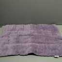 Pet Bed Mat Crate Pad for Cats Small Dogs, Washable Soft Pet Sleeping Mat Kennel Pad with 3D Bubble Pattern, Dusty Purple, 24"x 18"