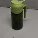 TrendPlain - Original 16oz/470ml Olive Oil Dispenser Bottle for Kitchen Gadgets and Air Fryer Accessories - Olive Oil Sprayer for Cooking w/Stickers - Black&Green