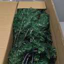 6.5 ft. Pre-Lit Hinged Artificial Pencil Christmas Tree with 250 Warm White Lights