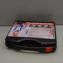 Door Hinge Adjustment Tool Kit,4 in 1 Rotary Hinge Gap Adjusting Wrench 0.55 in/0.71 in/0.82 in/0.98 in Multi-Size Diameter for Residential Commercial Heavy Door Hinge Adjuster Alignment Bender Tool (Red)