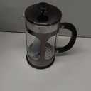 Veken French Press Coffee Maker 34oz,No Plastic Touching Cafe,Thickened Borosilicate Glass Stainless Steel Brewer,Cold Brew Cafetera Teapot for Kitchen Travel Camping,Gifts,Bar Accessories,Dark Pewter