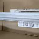 Cordless Zebra Blinds for Windows, Free-Stop Pull Down Roller Window Shades with Valance, Light Filtering Dual Layers Sheer Shades for Home and Office, White, 20" W x 72" H