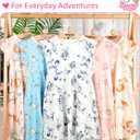 Girls' Casual Dress,Soft Cotton Kids Short Sleeve,Breathable A-Line Teen Sundress Size 2T 3T 4T 5 6 7 8 9 10 12 13