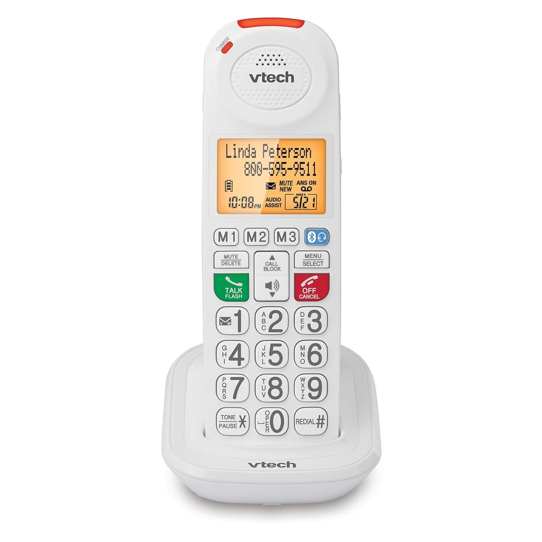 VTech SN5107 Amplified Additional Handset with Big Buttons & Large Display for SN5127 & SN5147 Senior Phone Systems