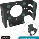 All Metal Mount Holder Bracket for Mac Mini M4/M4 Pro 2024, Under Desk or Behind The Monitor