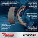 Raybestos Element3 Automotive Replacement Rear Drum Brake Shoes Set for Select Toyota (917PG)