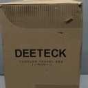 Inflatable Toddler Travel Bed - 60 Inches Portable Toddler Bed for Travel with Safety Sides - Cozy Kids Air Mattress Set with Built-in Electric Pump & Carry Case- Easy to Inflate - Sea Blue