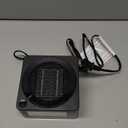 Gaiatop Mini Space Heater, Lightweight PTC Ceramic Fast Heating 500W Energy Efficient for Indoor Use, Overheating & 45° Tip-Over Protection, Portable Desk Electric Heaters for Office Home Black