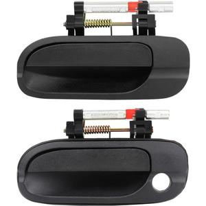 OCPTY Door Handles Exterior Front Rear Driver Left Side Replacement fit 2000 2001 2002 2003 2004 2005 2006 for Nissan Sentra Outside Door Handles Texture Black(2pcs)