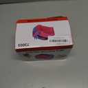 IDAODAN Electric Balloon Pump, Portable Electric Balloon Blower Machine Balloon Air Pump Dual Nozzle Rose Red 110V 600W Balloon Inflator for Party Decorations