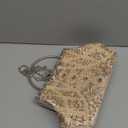 1920s Vintage Evening Bag, Champagne Beaded Clutch Purse for Woman, Elegant Rhinestone Clutch Crossbody Bag with Sequin Pearl, Evening Handbag Shoulder for Formal Bridal Wedding Party Prom