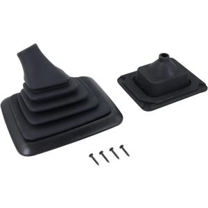 Manual Transmission Shifter Boot, Gear Shift Lever Rubber Knob Boot Compatible with 1990-1997 Ford F-150 F-250 F-350 Bronco Replaces # F5TZ7277BA F5TZ-7277-BA