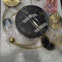 Large Wall Clock,Modern Silent Non-Ticking Metal Wall Clocks