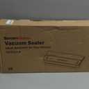 Bonsenkitchen Vacuum Sealer, Multi-Functional Food Sealer with 1 Roll Bag+ 5 Bags, Bag Storage | Built-in Cutter, Black Red