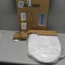 Bidet Seat for Elongated Toilet Seat Non-Electric Soft Close with Quick Release Hinges for Easy Clean Dual Nozzle Front and Rear Wash(PG303A-HPN-AZ)