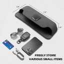 Car Side Pocket Organizer, Adhesive Car Organizers And Storage, Car Glass Holder Stores Small Items Such As Phones, Cosmetics, Coins, Glasses, Keys. Can be Pasted Anywhere (Black)