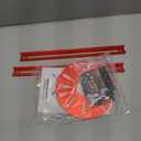 New 4 in 1 Router Milling Groove Bracket, Aluminum Alloy Router Circle Cutting Jig, Multifunctional RouterGuide Cutting Large Circles from 10" to 58", Adjustable Woodworking Tool (Rose Red)