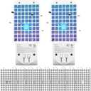 Flying Insect Trap, 2 Device + 10 Glue Cards, Fruit Fly Traps for Indoors, Mosquito Trap Indoor, Fly Traps Indoor for Home, Kitchen, Bedroom, Plant Area and Garage