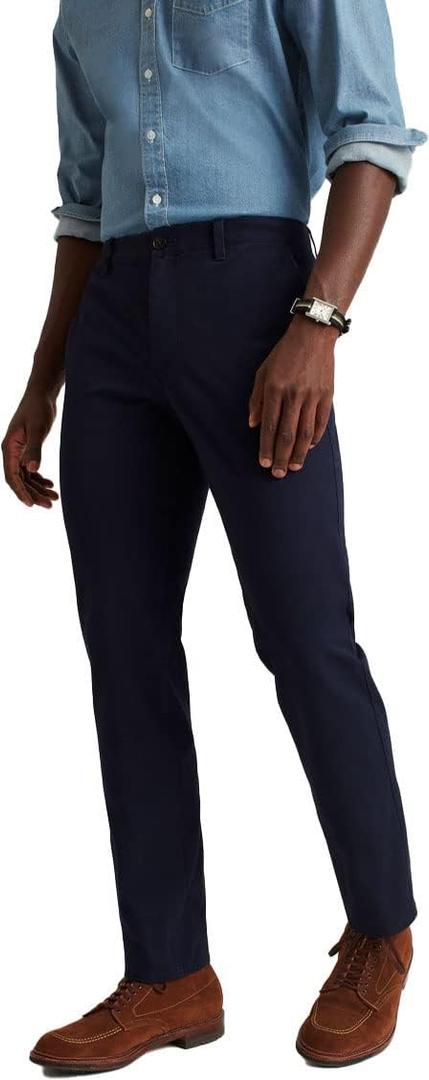Bonobos - Mens Stretch Washed Chino 2.0 Pants, Color Deep Navy, Size: 38W x 30L
