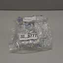 Pooqla Silver Decorative Signage, Lighted Number 5, Battery Powered LED Night Light for Christmas Wedding Home Bar Birthday Party Decoration, Plastic, Silver, 8.86 inches