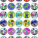 30 x Edible Cupcake Toppers Themed of Titans Go Collection of Edible Cake Decorations | Uncut Edible on Wafer Sheet