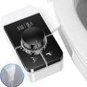 Bidet Attachment for Toilet, Ultra-Slim, Self Cleaning, Dual Nozzle, Feminine & Posterior Wash, Fresh Cold Water Sprayer, for Existing Toilets Seat, Baday Beday Badette Bedette, Black