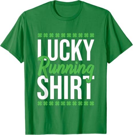 Irish St Patricks Day Clover Marathon Happy Run T-Shirt, Kelly Green, Size XL