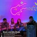 Bvokon 16.4FT Neon Rope Lights,Flexible Led Rope Light Control with App/Remote,Multiple Modes,Music Sync,IP65 Outdoor RGB Led Strip Lights Waterproof