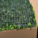 Grooy Boxwood Roll Panels, Grass Wall 20"x20"(8PCS), Grass Backdrop, Privacy Screen, Sun Protected Green Wall Decor for Outdoor, Indoor, Garden, Backyard and Décor